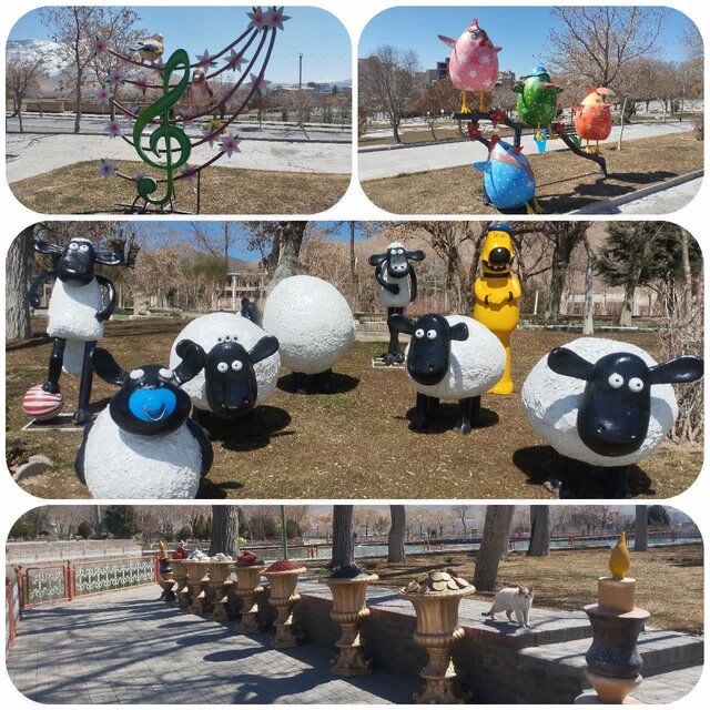 ملایر با نصب بیش از ۱۰۰ المان نوروزی رنگ و بوی بهار گرفت