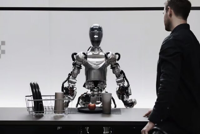 فیلم یک ربات انسان‌نما که با «چت جی‌پی‌تی» کنترل می‌شود