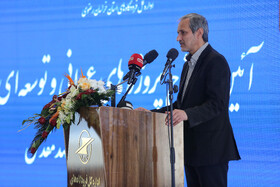 سخنرانی رضا نخجوانی مدیر عامل شرکت فرودگاه ها و ناوبری هوایی در افتتاحیه پروژه‌های عمرانی و توسعه‌ای فرودگاه بین المللی شهید هاشمی‌نژاد مشهد