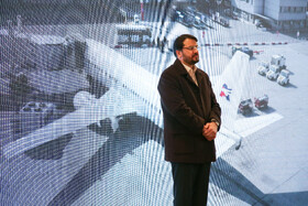 مهرداد بذرپاش، وزیر راه و شهرسازی در افتتاحیه پروژه‌های عمرانی و توسعه‌ای فرودگاه بین المللی شهید هاشمی‌نژاد مشهد