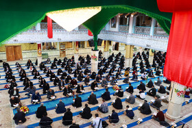 جمع خوانی قرآن کریم در حسینیه اعظم زنجان