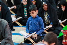 جمع خوانی قرآن کریم در حسینیه اعظم زنجان