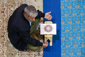 جمع خوانی قرآن کریم در حسینیه اعظم زنجان