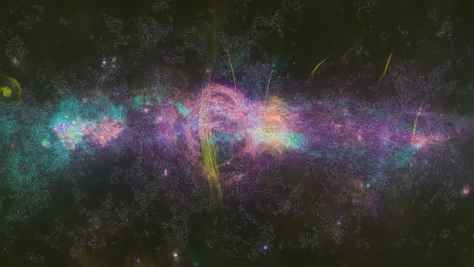 نقشه‌ای هرگز دیده نشده از موتور مرکزی کهکشان راه شیری
