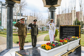 دیدار امیر آشتیانی، وزیر دفاع و پشتیبانی نیروهای مسلح با سرلشکر علی محمود عباس، وزیر دفاع سوریه 