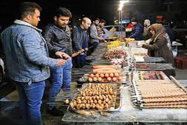 برپایی خیابان غذا در بجنورد از افطار تا سحر در نوروز