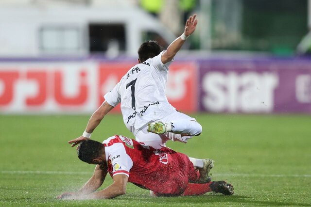 تصویر آرشیوی است. ویدیو/ سوپرگل اورونوف در دیدار پرسپولیس و گلگهر