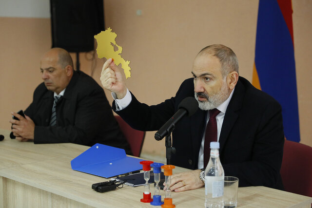 نیکول پاشینیانف نخستوزیر ارمنستان ارمنستان ۴ روستای منطقه «قزاق» را به آذربایجان واگذار کرد