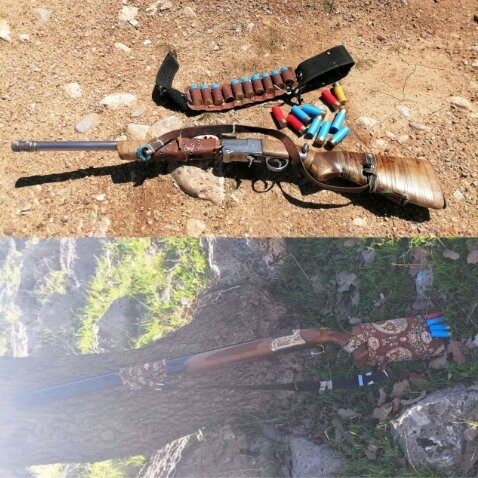 کشف دو قبضه سلاح شکاری توسط محیطبانان لرستان کشف دو قبضه سلاح شکاری توسط محیطبانان لرستان