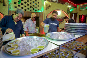 سفره افطاری ساده در قم
