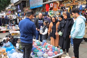 بازار رشت در عید نوروز