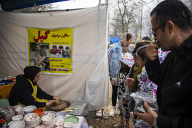 غرفه سفالگری در منطقه گردشگری عباس آباد بهشهر