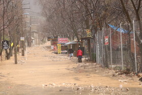 آبگرفتگی معابر به دنبال بارش‌های سیل آسا در یاسوج