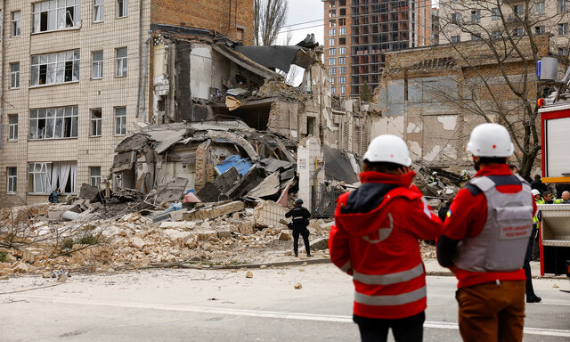 حمله روسیه به دفاتر سرویس امنیتی اوکراین با موشکهای هایپرسونیک