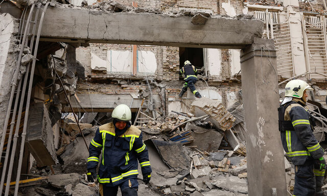 حمله روسیه به دفاتر سرویس امنیتی اوکراین با موشکهای هایپرسونیک