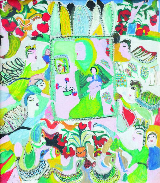 این زن هنرمند سواد نداشت اما با جهان حرف زد