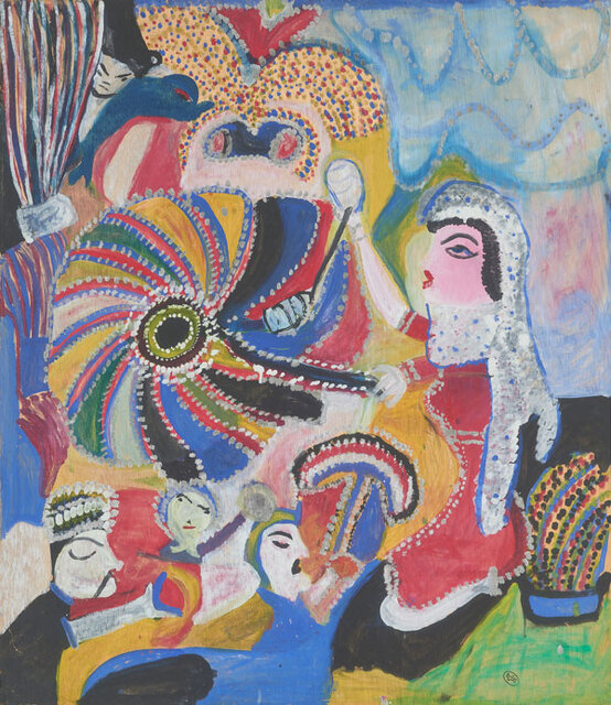 این زن هنرمند سواد نداشت اما با جهان حرف زد