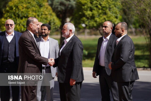 استقبال امیرعبداللهیان از هنیه در تهران