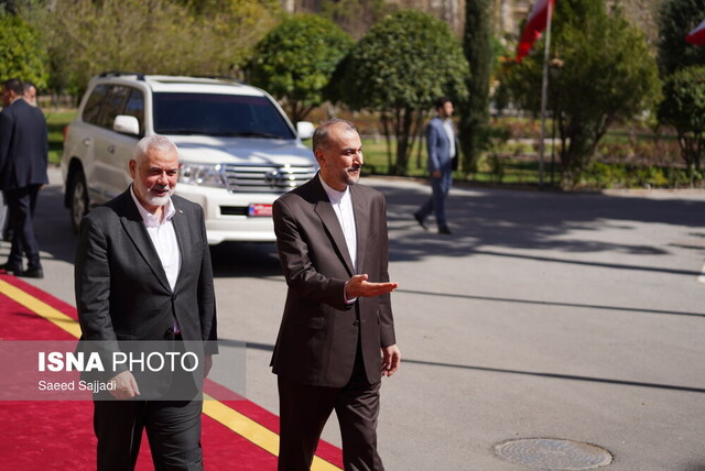 استقبال امیرعبداللهیان از هنیه در تهران