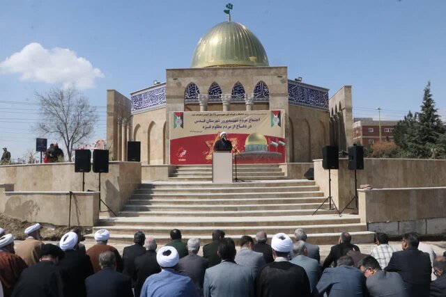 اجتماع مردم شهرستان قدس در محکومیت جنایات بیمارستان شفا غزه برگزار شد  اجتماع مردم شهرستان قدس در محکومیت جنایات بیمارستان شفا غزه برگزار شد