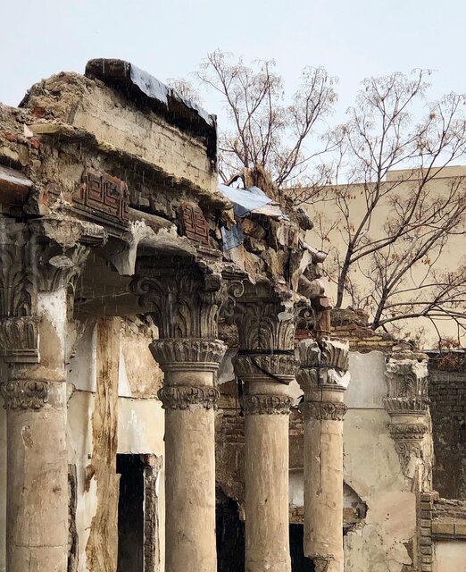 تاج عمارت «امینلشکر» ریخت