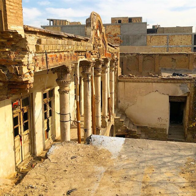 تاج عمارت «امینلشکر» ریخت