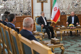دیدار زیاد نخاله، دبیرکل جنبش جهاد اسلامی فلسطین با محمدباقر قالیباف، رئیس مجلس شورای اسلامی