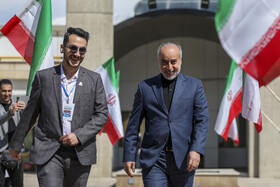 ناصر کنعانی، سخنگوی وزارت امورخارجه در دهمین آیین تکریم پرچم