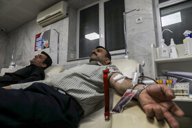 اهدای خون در شب قدر - زنجان