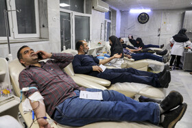 اهدای خون در شب قدر - زنجان