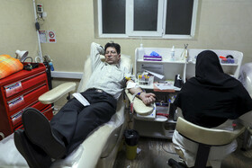 اهدای خون در شب قدر - زنجان