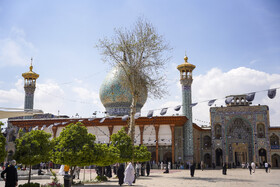 مراسم سوگواری سالروز شهادت مولای متقیان در حرم مطهر شاهچراغ(ع)