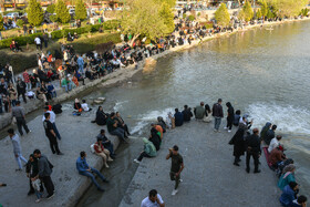 گردشگران نوروزی در اصفهان