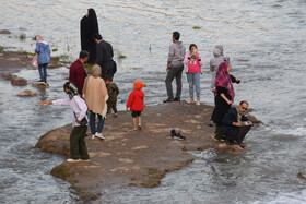 گردشگران نوروزی در اصفهان