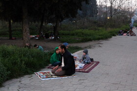 افطاری ساده در پارک جنگلی ناهارخوران گرگان