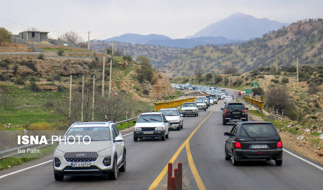 تردد بیش از ۴.۸ میلیون خودرو در محورهای ارتباطی کهگیلویه و بویراحمد طی ایام نوروز