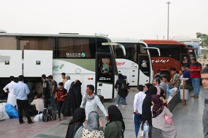 بیش از ۲۴۰ هزار مسافر از پایانه‌های مسافربری خوزستان جابجا شدند