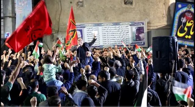 تجمع مردم ورامین در محکومیت حمله اسرائیل به ساختمان کنسولگری ایران