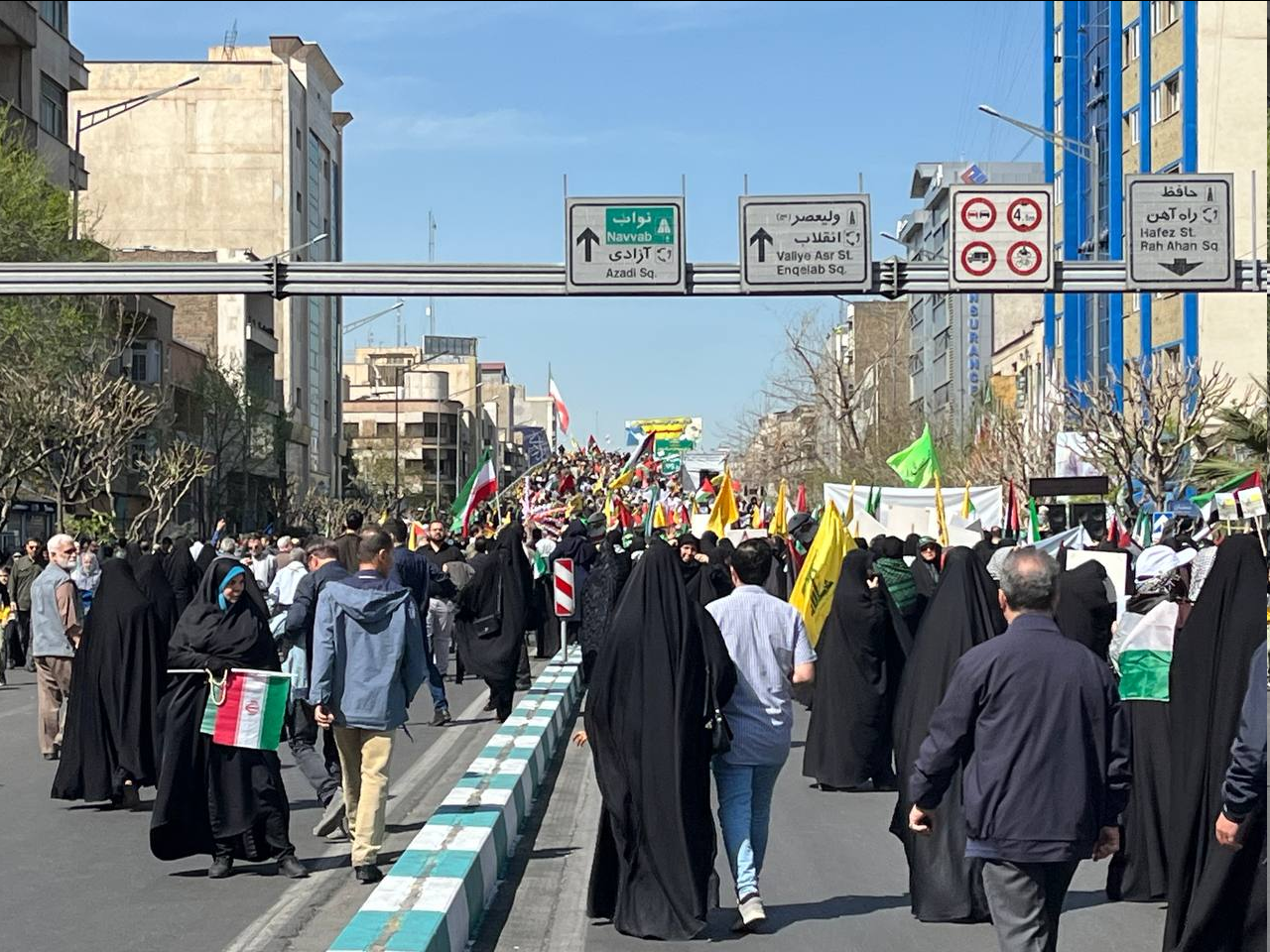راهپیمایی روز قدس در ایران/ تشییع پیکر شهدای راه قدس در تهران