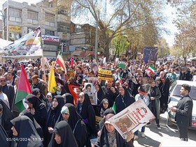 برگزاری راهپیمایی روز قدس در کرمانشاه