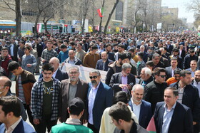 راهپیمایی روز قدس در اردبیل