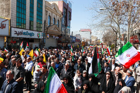 راهپیمایی روز قدس در زنجان