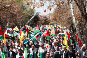 راهپیمایی روز قدس در زنجان