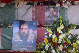 تشییع پیکر شهدای حمله رژیم صهیونیستی به کنسولگری ایران در سوریه همزمان با مراسم راهپیمایی روز جهانی قدس در تهران -۴