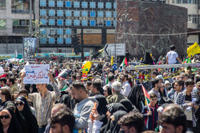 مراسم راهپیمایی روز جهانی قدس در تهران - ۱