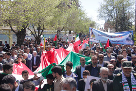راهپیمایی روز قدس در شهر کرد