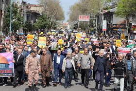 راهپیمایی روز قدس در رشت