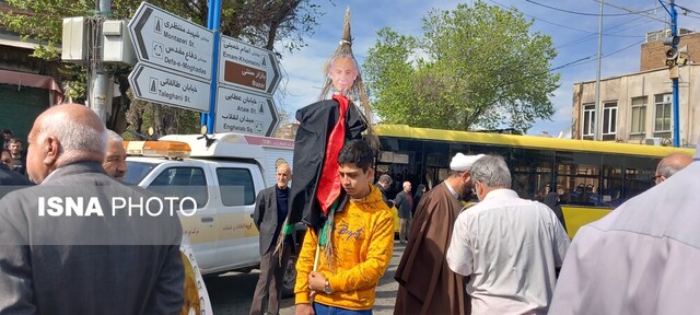 طنین انداز شدن شعار «مرگ بر اسرائیل» در ارومیه