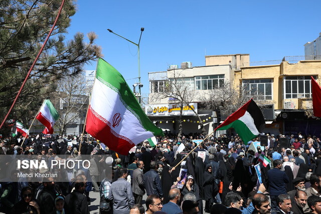 حضور کوبنده همدانیها در راهپیمایی روز قدس