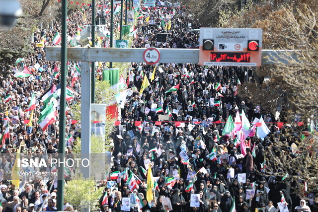 حضور کوبنده همدانی‌ها در راهپیمایی روز قدس